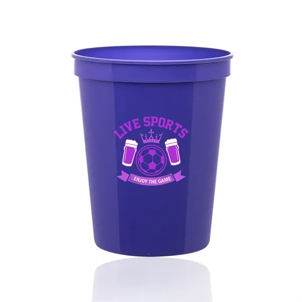 Purple color option for 16 Oz. Reusable Plastic Stadium Cups