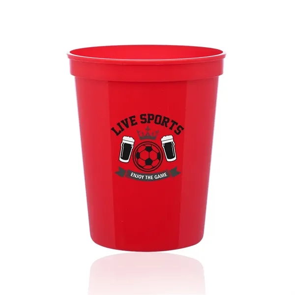 Red color option for 16 Oz. Reusable Plastic Stadium Cups