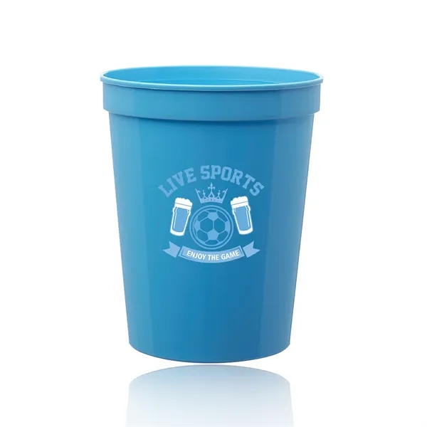 Robin Blue color option for 16 Oz. Reusable Plastic Stadium Cups