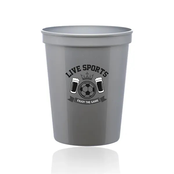 Silver color option for 16 Oz. Reusable Plastic Stadium Cups