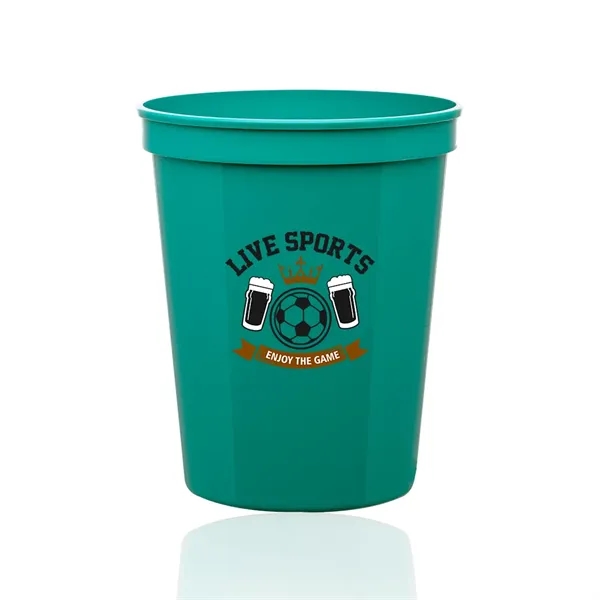 Teal color option for 16 Oz. Reusable Plastic Stadium Cups