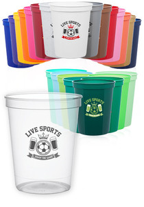 Photo of 16 Oz. Reusable Plastic Stadium Cups
