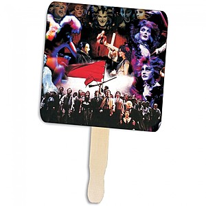 Photo of Square Shape Hand Fan, Full Color Digital
