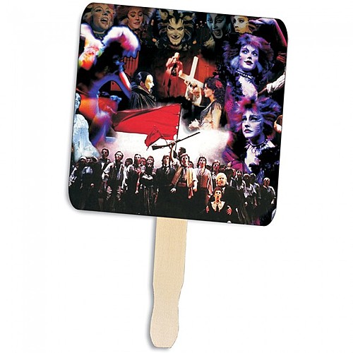 Photo of Square Shape Hand Fan, Full Color Digital