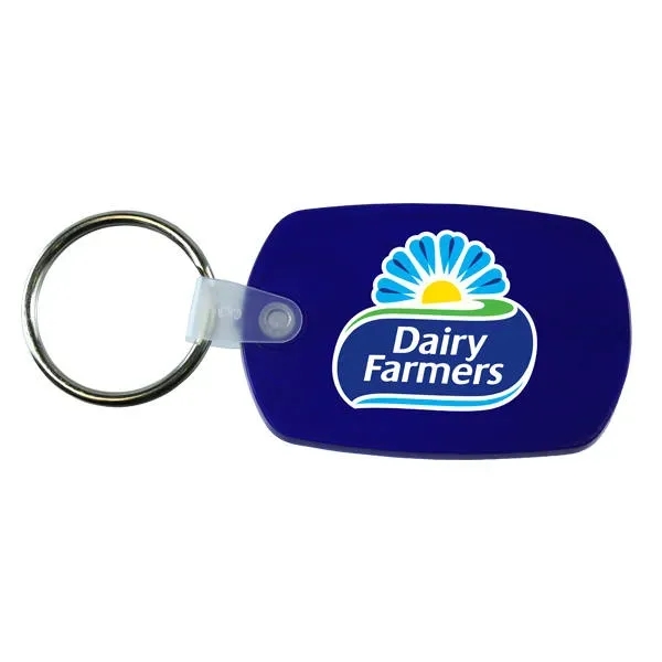 Trans Blue color option for Standard Key Fob, Full Color Digital