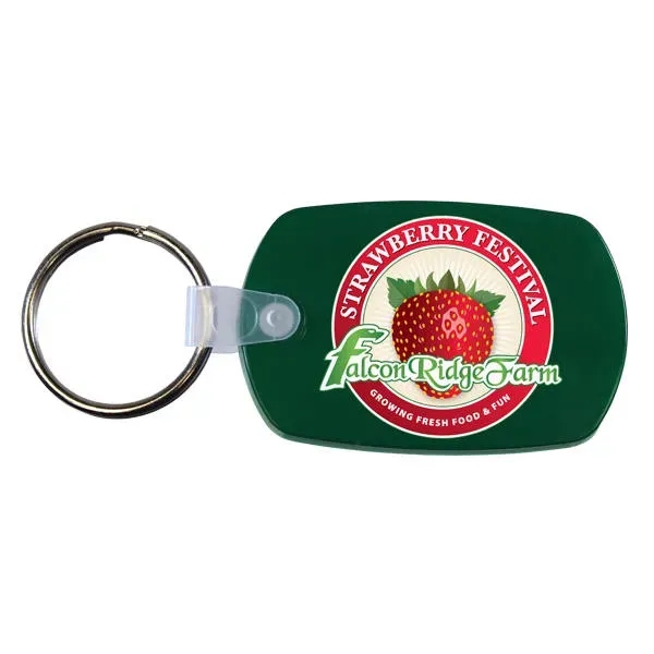 Trans Green color option for Standard Key Fob, Full Color Digital