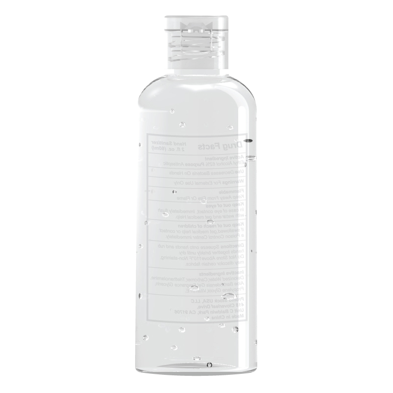 Clear color option for 3.4 Oz. 75% Antibacterial Hand Sanitizer Gel