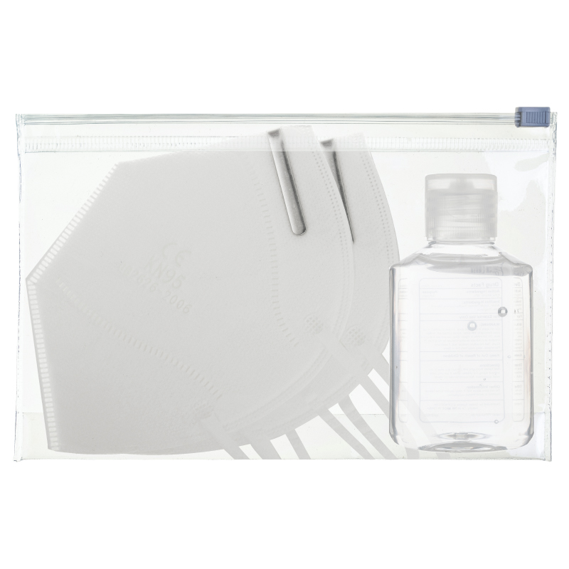 Clear color option for Stay Safe Essentials Ppe Kit