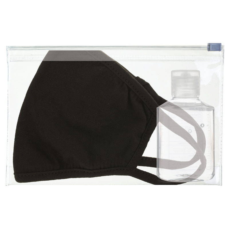 Clear color option for Mask Up Essentials Ppe Kit