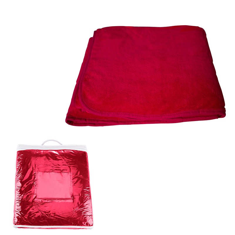 Red color option for Chenille Micro Plush Fleece Blanket