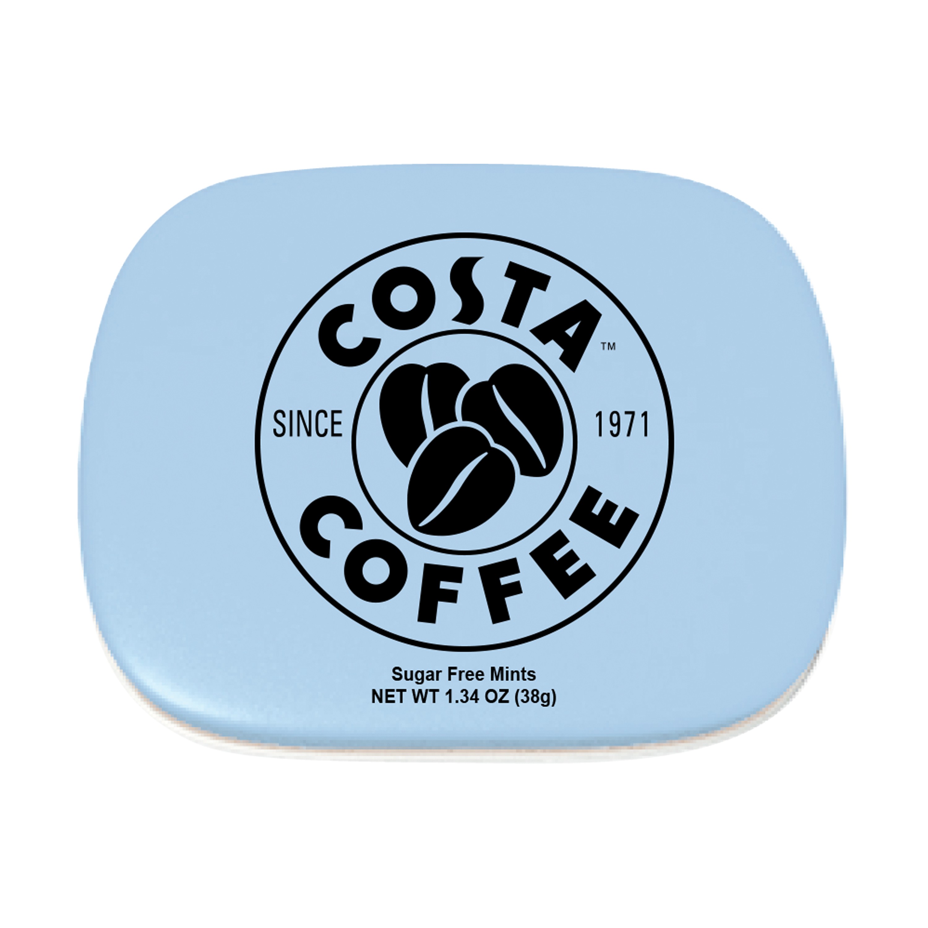 Light Blue color option for Hinged Mint Tin