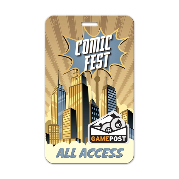 Full Color color option for Press Pass/Lanyard Card 3" X 5"