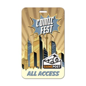 Photo of Press Pass/Lanyard Card 3" X 5"