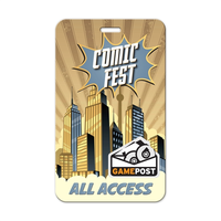 Press Pass/Lanyard Card 3" X 5"