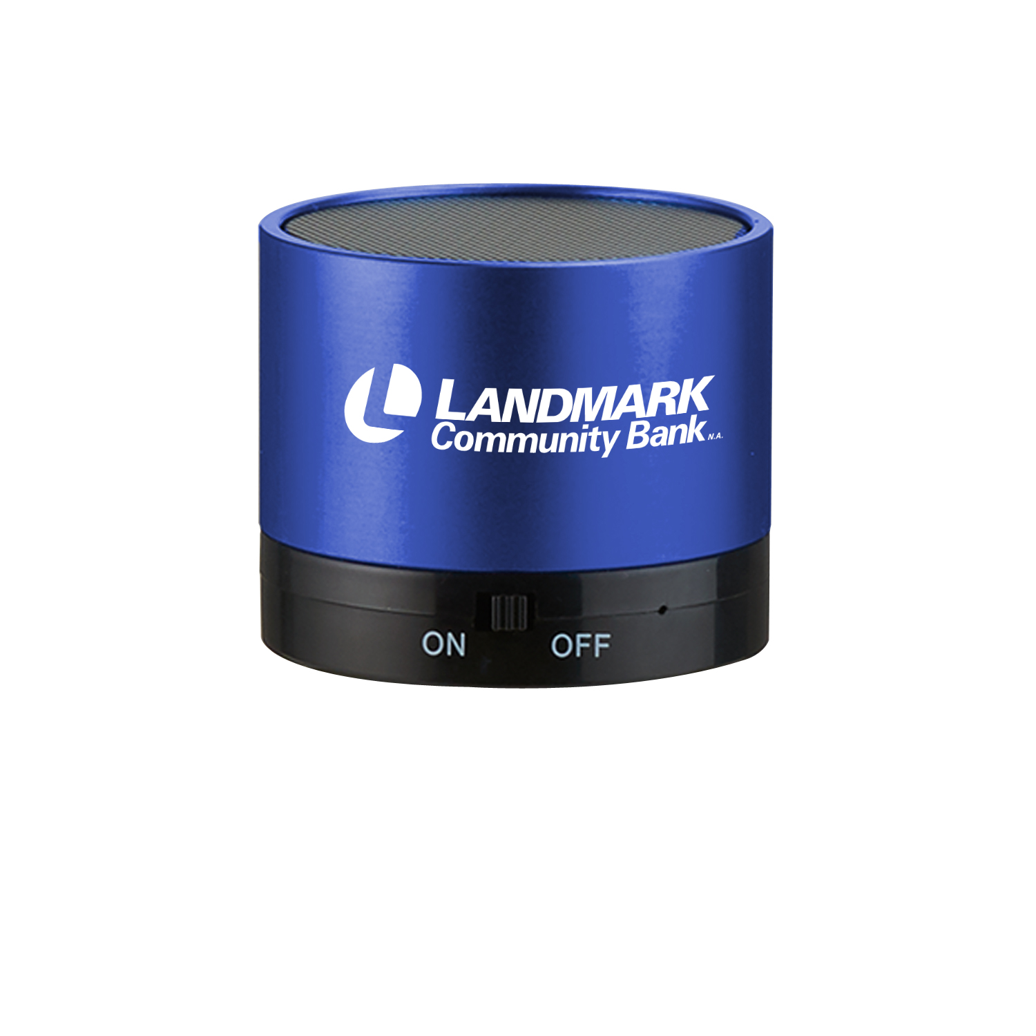 Metallic Blue color option for Aluminum Round Bluetooth Speaker