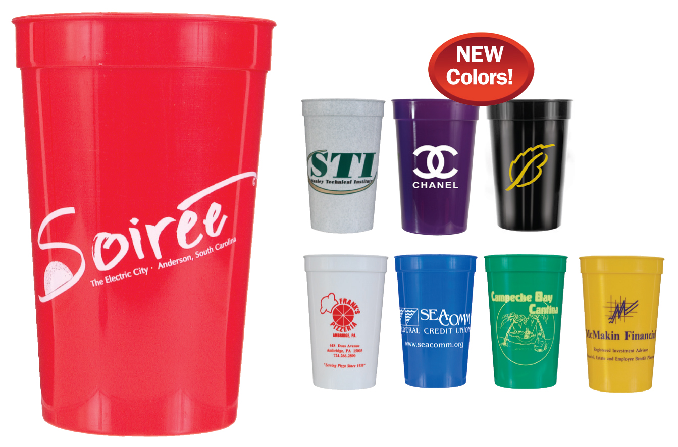 Purple color option for 22 Oz. Smooth Stadium Cup