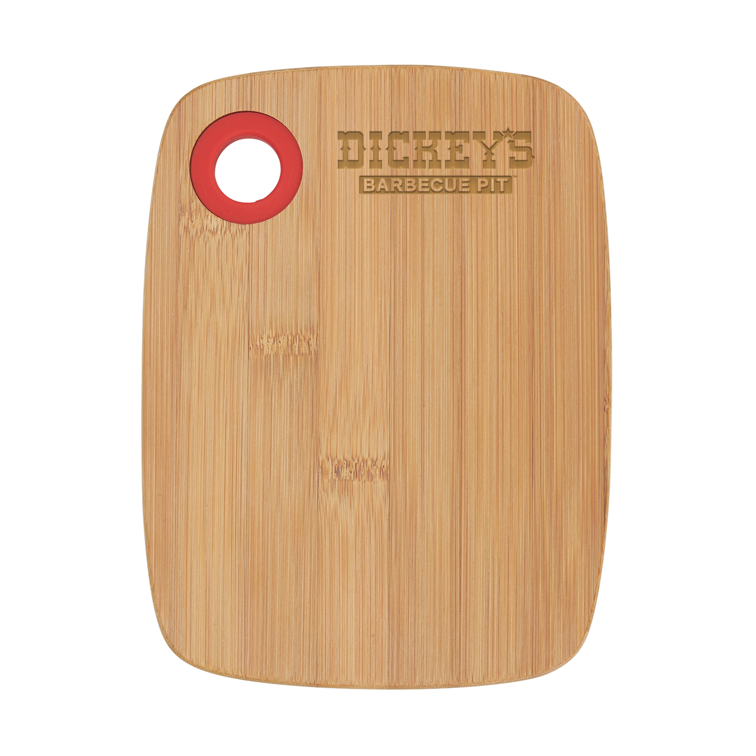 Red color option for Small Bamboo Cutting Board W/Silicone Ring