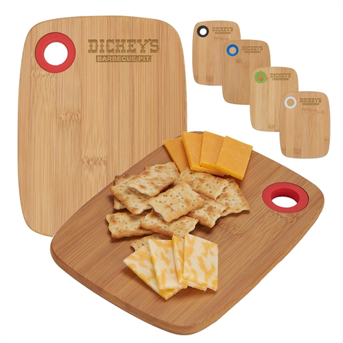 Main photo of Small Bamboo Cutting Board W/Silicone Ring