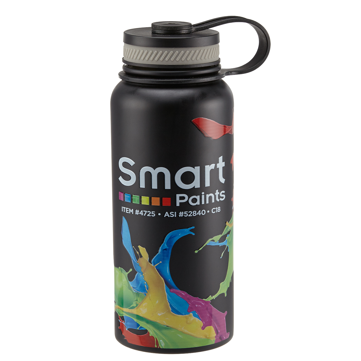 Matte Black color option for 27 Oz. Rainier Stainless Steel Bottle