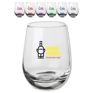 Photo of 9 Oz. Libbey Stemless Wine Glasses