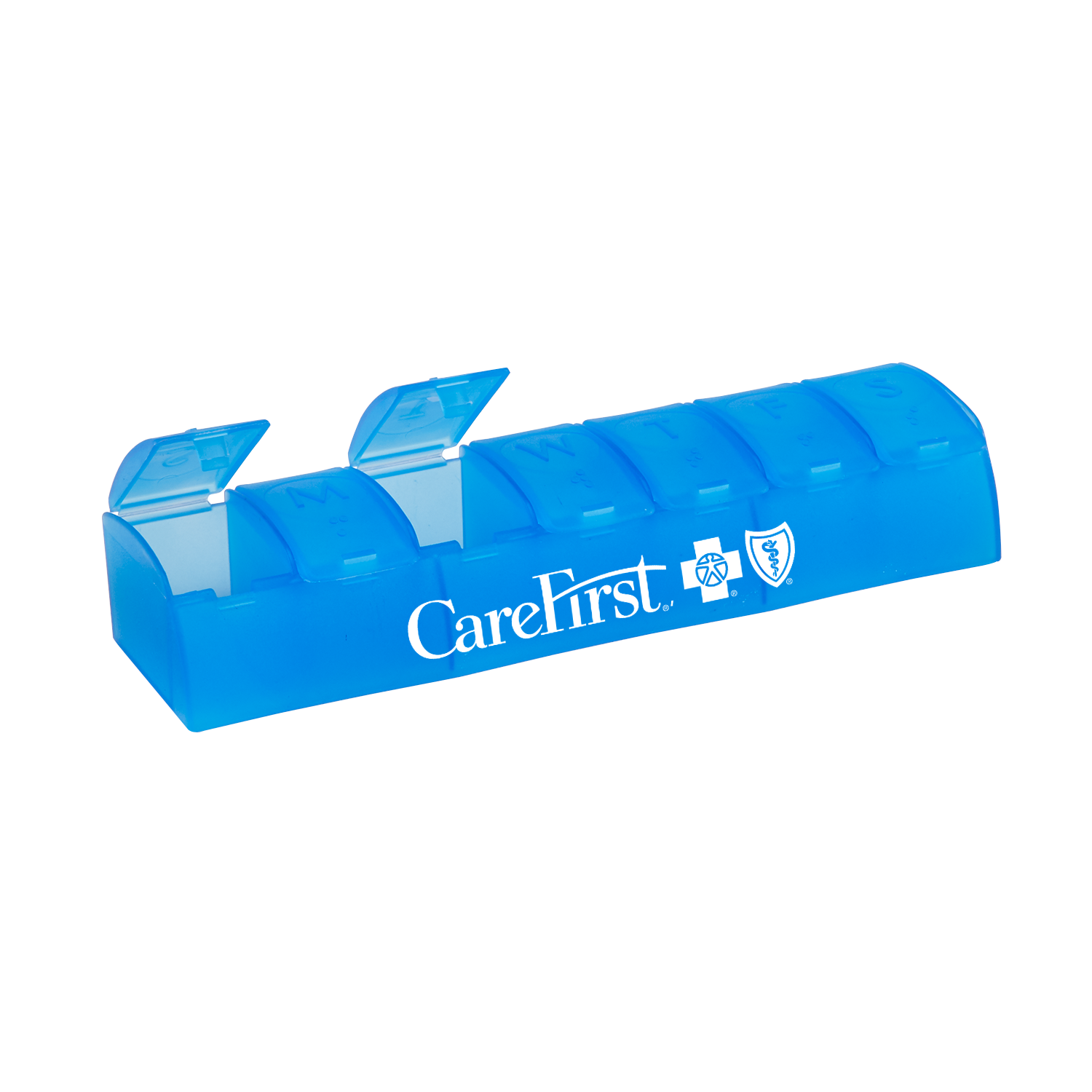 Translucent Blue color option for Quick Care™ 7 Day Med Minder