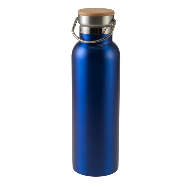 Matte Metallic Blue color option for 21 Oz Breckenridge Stainless Steel Bottle
