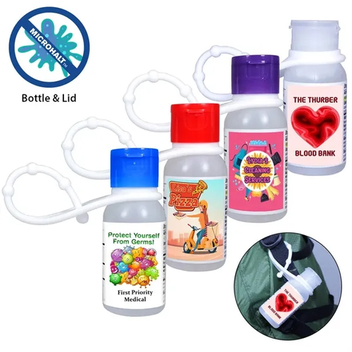 Main photo of 1 Oz. Gel Sanitizer With Lanyard , Full Color Digital