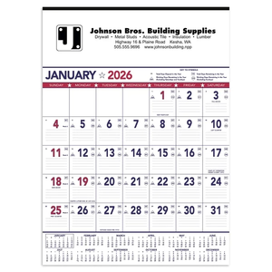 Photo of Patriotic Contractor Memo 13 Sheet Calendar