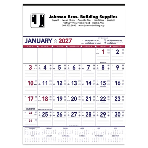 Main photo of Patriotic Contractor Memo 13 Sheet Calendar