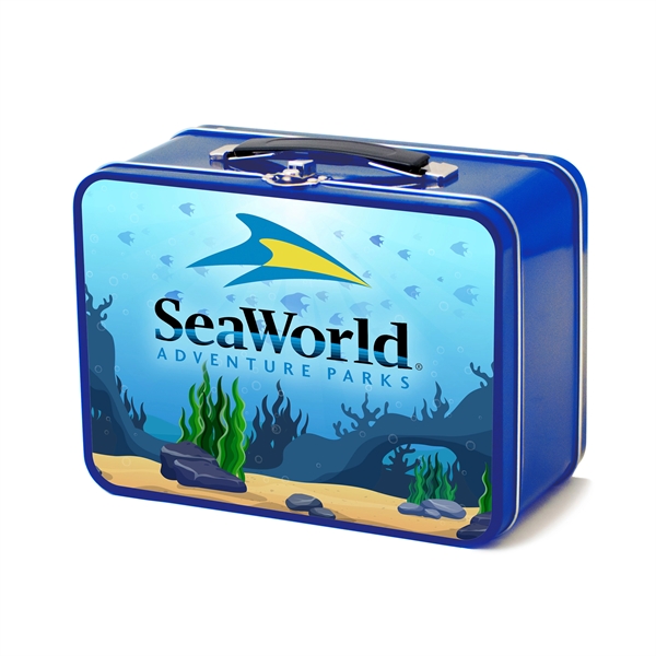 Royal Blue color option for Retro Lunch Box