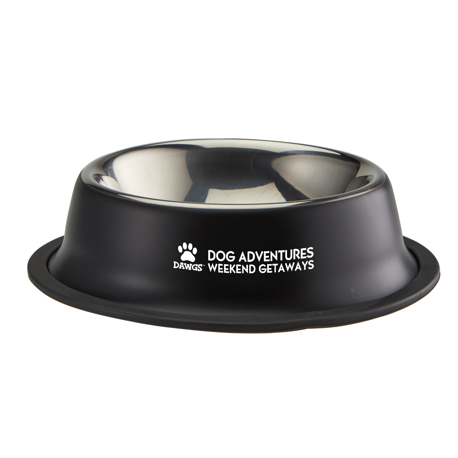 Black color option for Medium Stainless Steel Pet Bowl