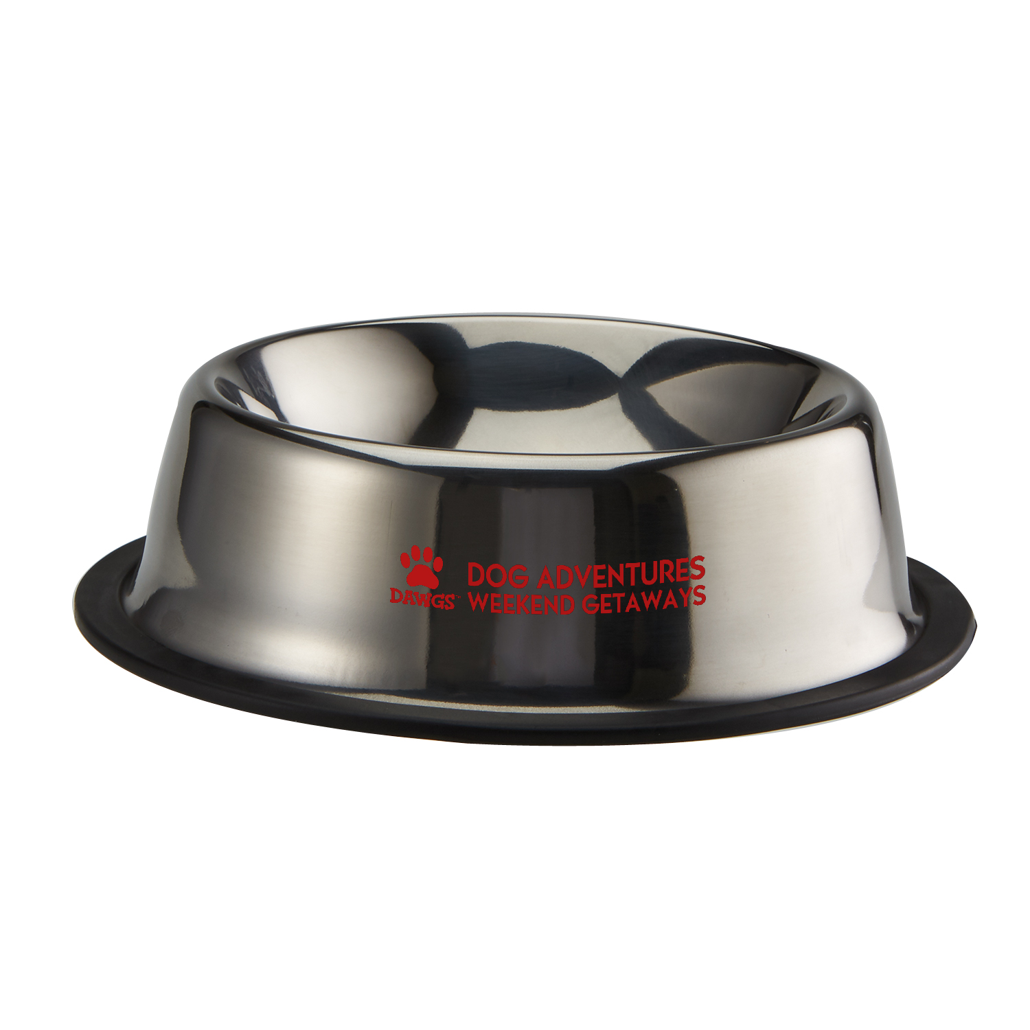 Stainless Steel color option for Medium Stainless Steel Pet Bowl