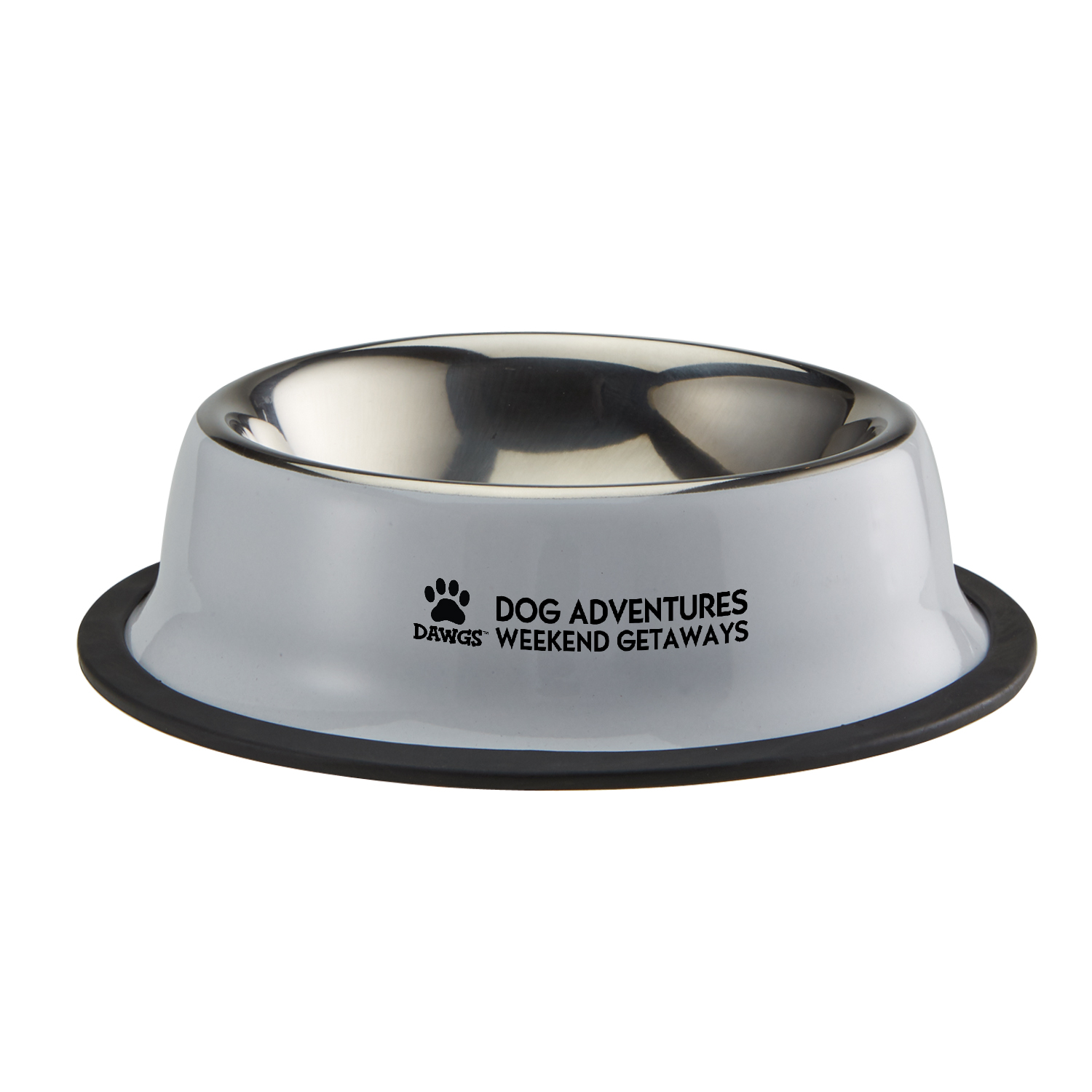 White color option for Medium Stainless Steel Pet Bowl