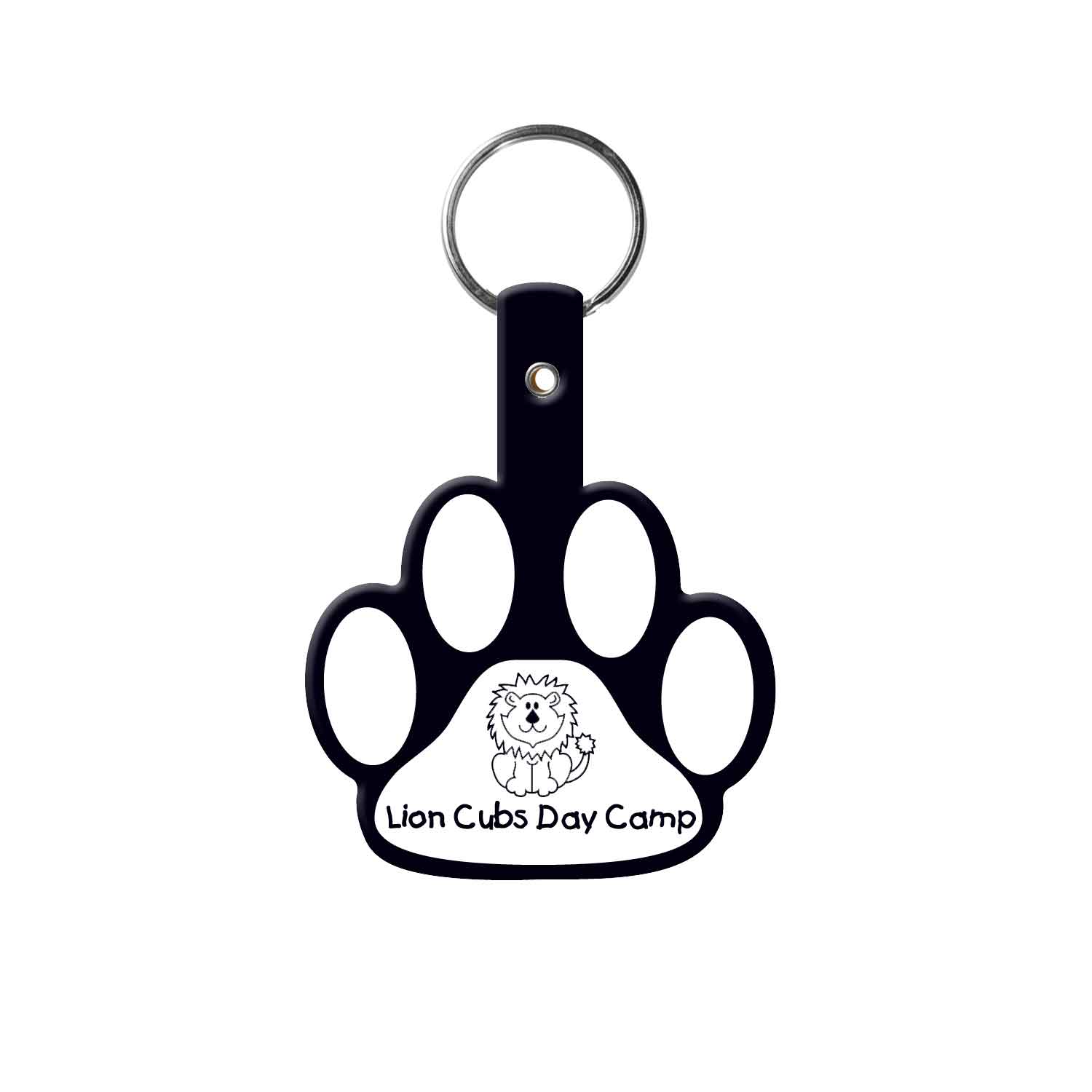 Black color option for Paw Flexible Key Tag