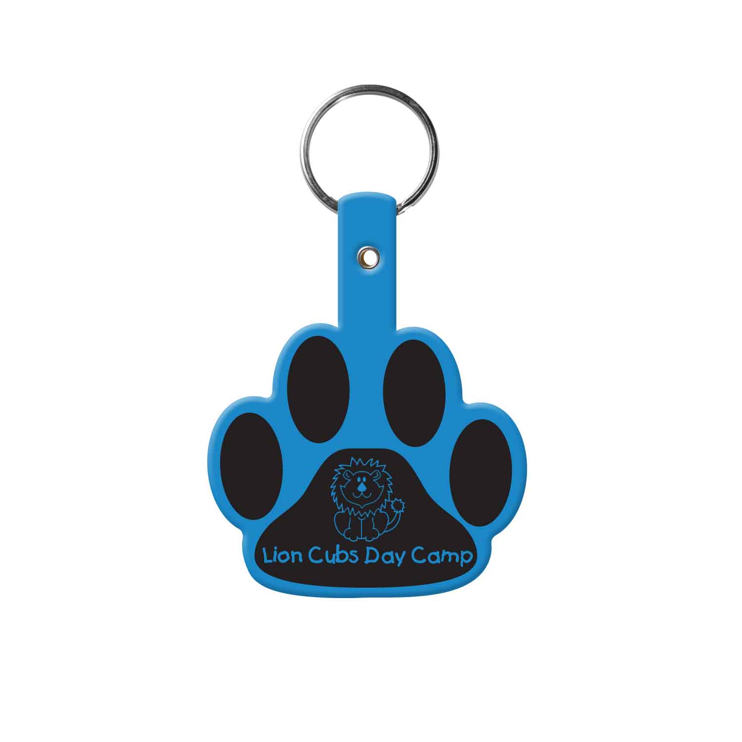 Blue color option for Paw Flexible Key Tag