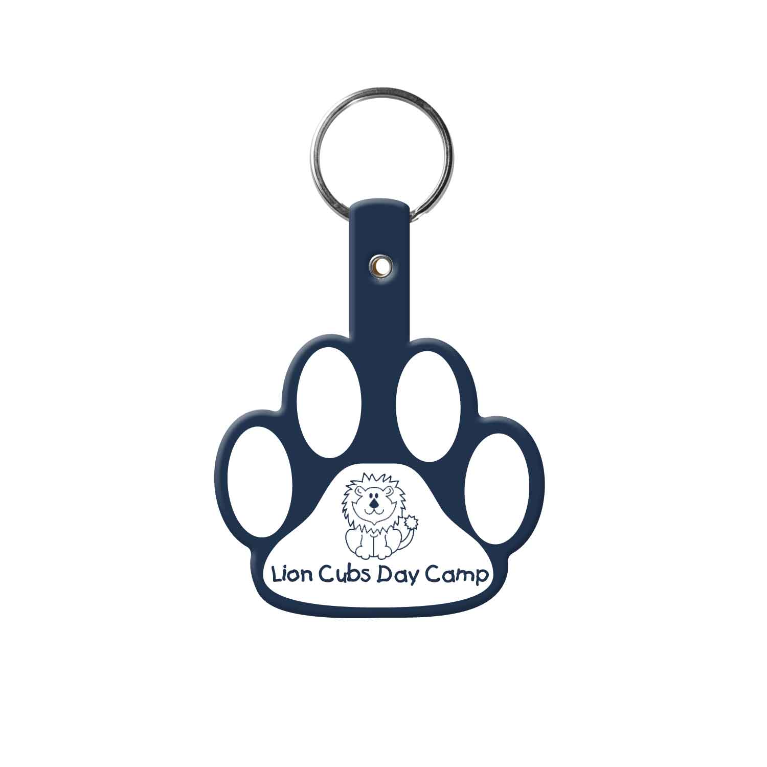 Dark Blue color option for Paw Flexible Key Tag