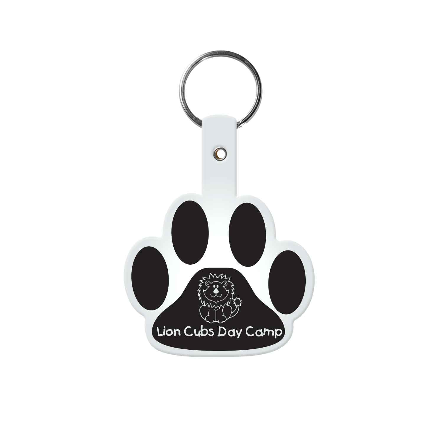Translucent Frost color option for Paw Flexible Key Tag